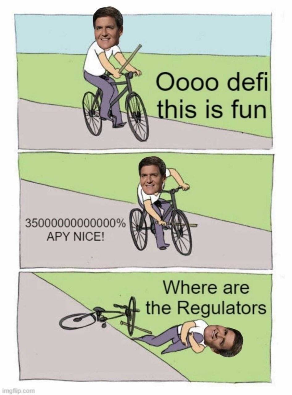 Mark Cuban — Where are the Regulators meme